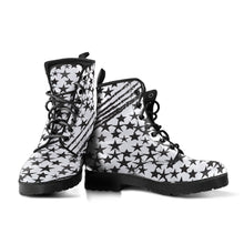 Load image into Gallery viewer, Dreams in Black &amp; White Men&#39;s &amp; Women&#39;s Vegan Leather Boots