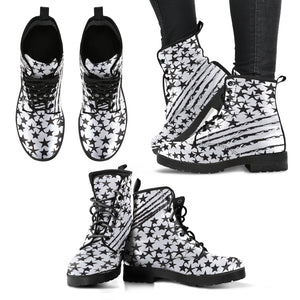 Dreams in Black & White Men's & Women's Vegan Leather Boots