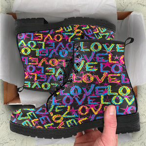 Love on Stars Men's & Women's Vegan Leather Boots