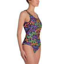 Load image into Gallery viewer, Love on Stars Women's One-Piece Swimsuit