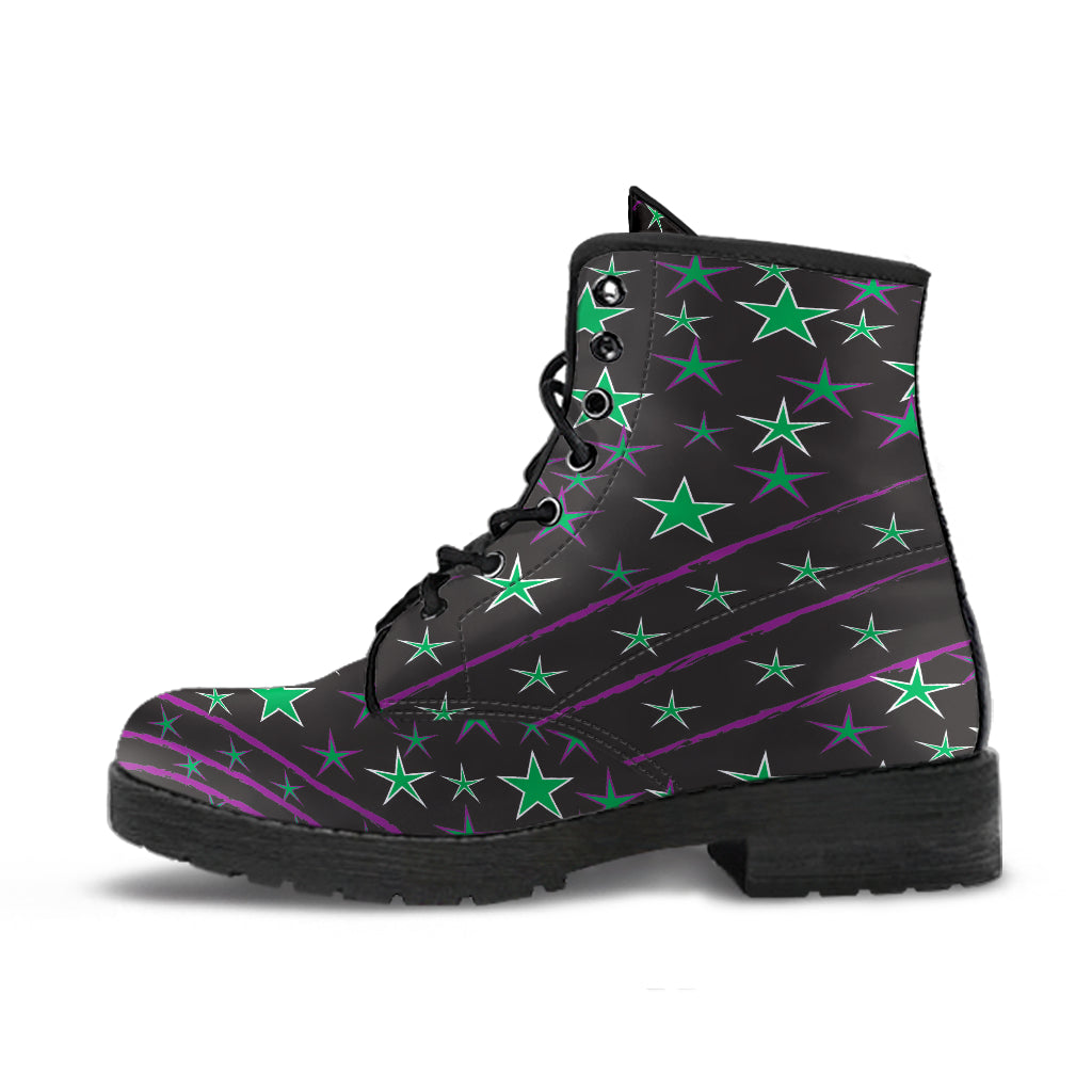 Night Sky Men's & Women's Vegan Leather Boots