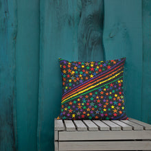 Load image into Gallery viewer, Love All Colors on Black Premium Decorative Throw Pillow