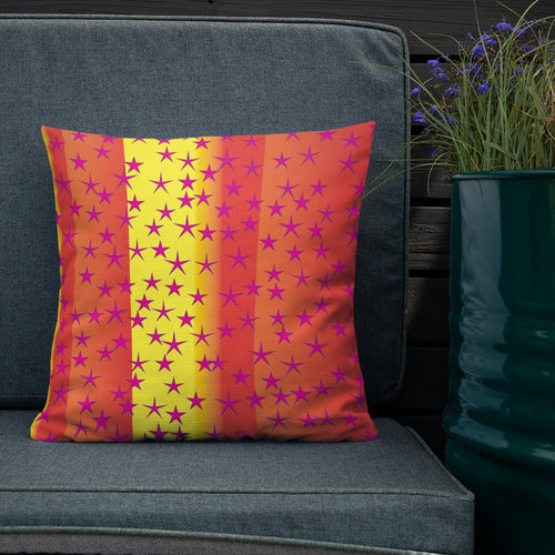 Big Pop Simple Stars Premium Decorative Throw Pillow