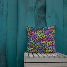 Load image into Gallery viewer, Love on Stars Premium Decorative Throw Pillow