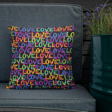 Load image into Gallery viewer, Love on Stars Premium Decorative Throw Pillow