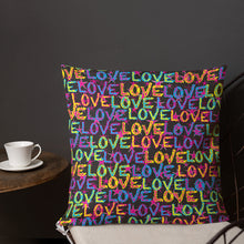 Load image into Gallery viewer, Love on Stars Premium Decorative Throw Pillow