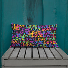 Load image into Gallery viewer, Love on Stars Premium Decorative Throw Pillow