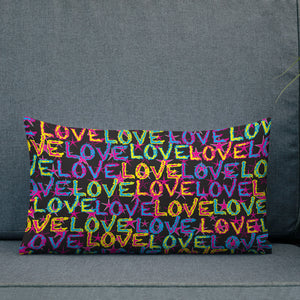 Love on Stars Premium Decorative Throw Pillow