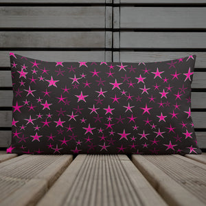 Pink Starlight Premium Decorative Throw Pillow