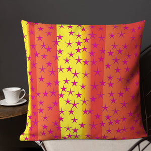 Big Pop Simple Stars Premium Decorative Throw Pillow