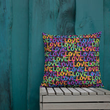 Load image into Gallery viewer, Love on Stars Premium Decorative Throw Pillow