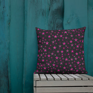 Pink Starlight Premium Decorative Throw Pillow