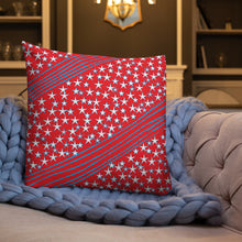 Load image into Gallery viewer, Stars &amp; Stripes Premium Decorative Throw Pillow