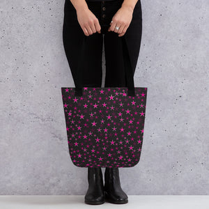 Pink Starlight Tote Bag