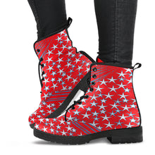 Load image into Gallery viewer, Stars &amp; Stripes Men&#39;s &amp; Women&#39;s Vegan Leather Boots