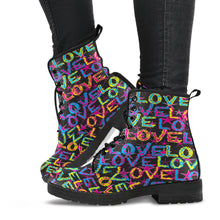 Load image into Gallery viewer, Love on Stars Men&#39;s &amp; Women&#39;s Vegan Leather Boots