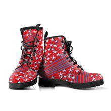 Load image into Gallery viewer, Stars &amp; Stripes Men&#39;s &amp; Women&#39;s Vegan Leather Boots