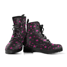 Load image into Gallery viewer, Pink Starlight Men&#39;s &amp; Women&#39;s Vegan Leather Boots