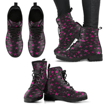 Load image into Gallery viewer, Pink Starlight Men&#39;s &amp; Women&#39;s Vegan Leather Boots