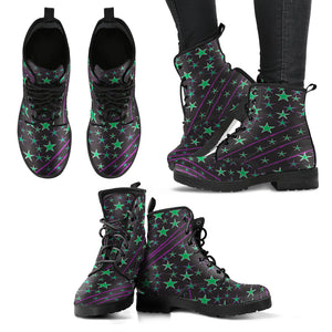 Night Sky Men's & Women's Vegan Leather Boots