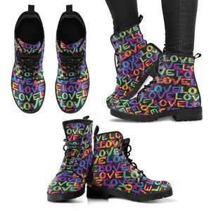 Love on Stars Men's & Women's Vegan Leather Boots