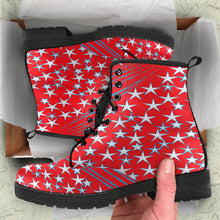 Load image into Gallery viewer, Stars &amp; Stripes Men&#39;s &amp; Women&#39;s Vegan Leather Boots