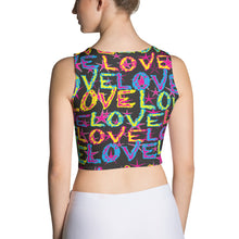 Load image into Gallery viewer, Love On Stars Women&#39;s Yoga Crop Top