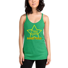 Load image into Gallery viewer, Free Spirit Born Wild in Yellow Women&#39;s Racerback Tank