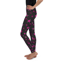 Load image into Gallery viewer, Pink Starlight Kid&#39;s/Youth Leggings