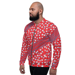 Stars & Stripes Unisex Bomber Jacket