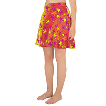 Load image into Gallery viewer, Big Pop Double Stars Women&#39;s Skater Skirt