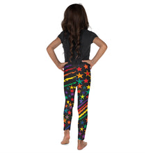 Load image into Gallery viewer, Love All Colors on Black Kid&#39;s Leggings