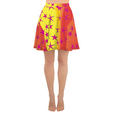 Load image into Gallery viewer, Big Pop Simple Stars Women&#39;s Skater Skirt