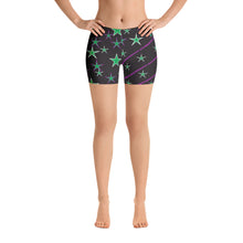 Load image into Gallery viewer, Night Sky Women&#39;s Aerobic Biker Shorts