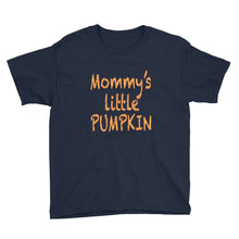 Load image into Gallery viewer, Z10Hallo Mommy&#39;s Little Pumpkin Family Halloween Youth Short Sleeve T-Shirt