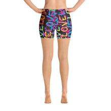 Load image into Gallery viewer, Love On Stars Women&#39;s Aerobic Biker Shorts