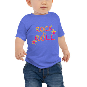 Rock n Roll & Up Down Stars Baby Jersey Short Sleeve Tee