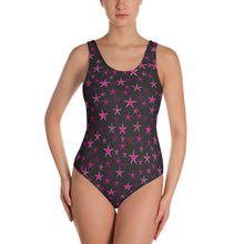 Load image into Gallery viewer, Pink Starlight Women&#39;s One-Piece Swimsuit