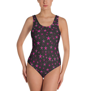 Pink Starlight Women's One-Piece Swimsuit