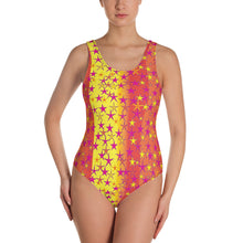 Load image into Gallery viewer, Big Pop Double Stars Women&#39;s One-Piece Swimsuit