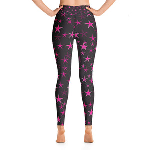 Pink Starlight Women's Yoga Leggings