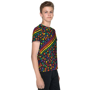 Love All Colors on Black Kid's/Youth T-Shirt