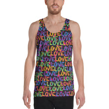 Load image into Gallery viewer, Love on Stars Unisex Tank Top