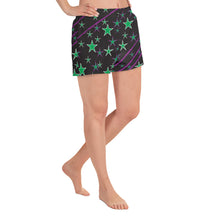 Load image into Gallery viewer, Night Sky Women&#39;s Athletic Short Shorts