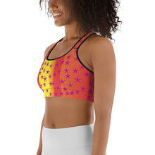 Load image into Gallery viewer, Big Pop Simple Stars Women&#39;s Sports Bra