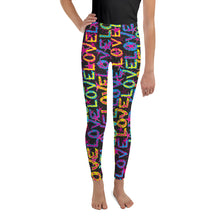 Load image into Gallery viewer, Love on Stars Kid&#39;s/Youth Leggings