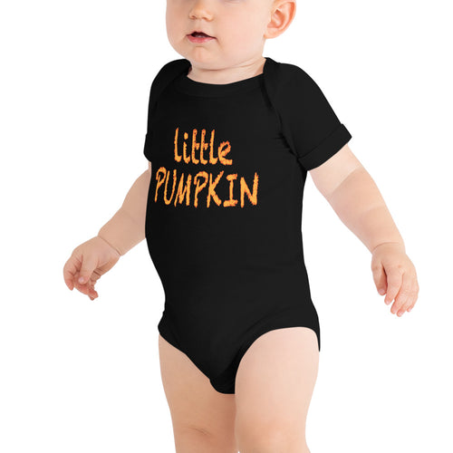 Z10Hallo Little Pumpkin Baby Short Sleeved Cotton T-Shirt Bodysuit