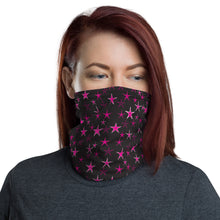 Load image into Gallery viewer, Pink Starlight Unisex Neck Gaiter Face Mask