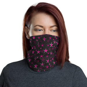 Pink Starlight Unisex Neck Gaiter Face Mask