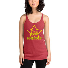 Load image into Gallery viewer, Free Spirit Born Wild in Yellow Women&#39;s Racerback Tank